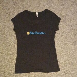 Vintage Babydoll Blue Buddha T-Shirt